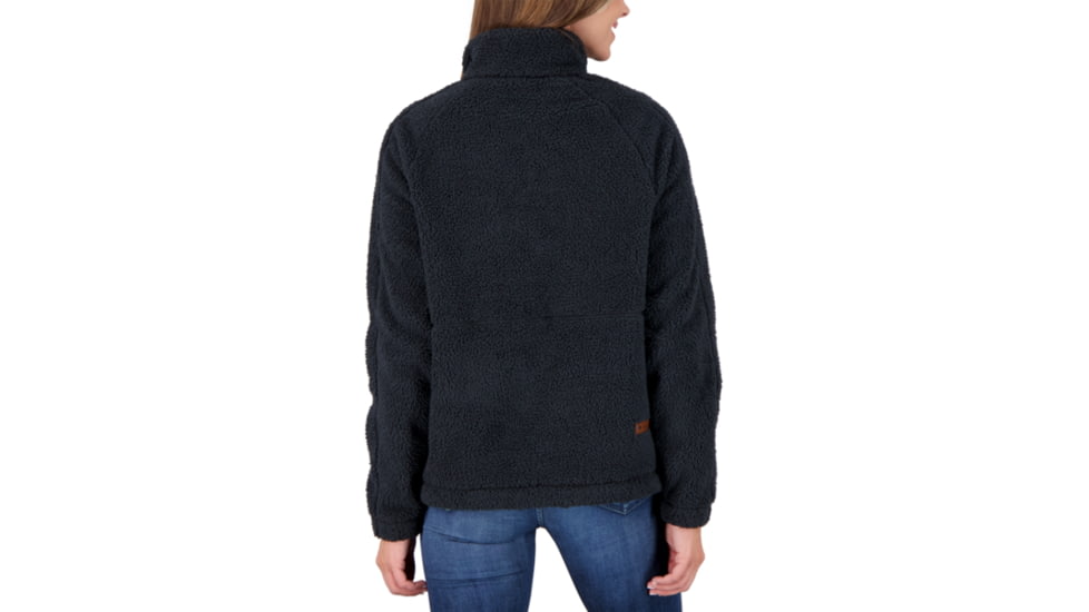 Obermeyer Piper Sherpa Pullover - Womens, Black, Small, 17058-16009-S