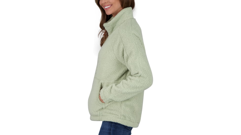 Obermeyer Piper Sherpa Pullover - Womens, Sagebrush, Large, 17058-21085-L