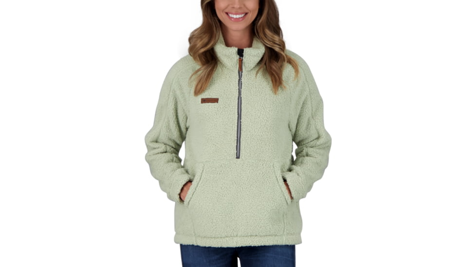 Obermeyer Piper Sherpa Pullover - Womens, Sagebrush, Large, 17058-21085-L