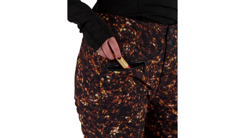 Obermeyer Printed Clio Softshell Pants - Womens, Tortoiseshell, 2, 15038-21118-2