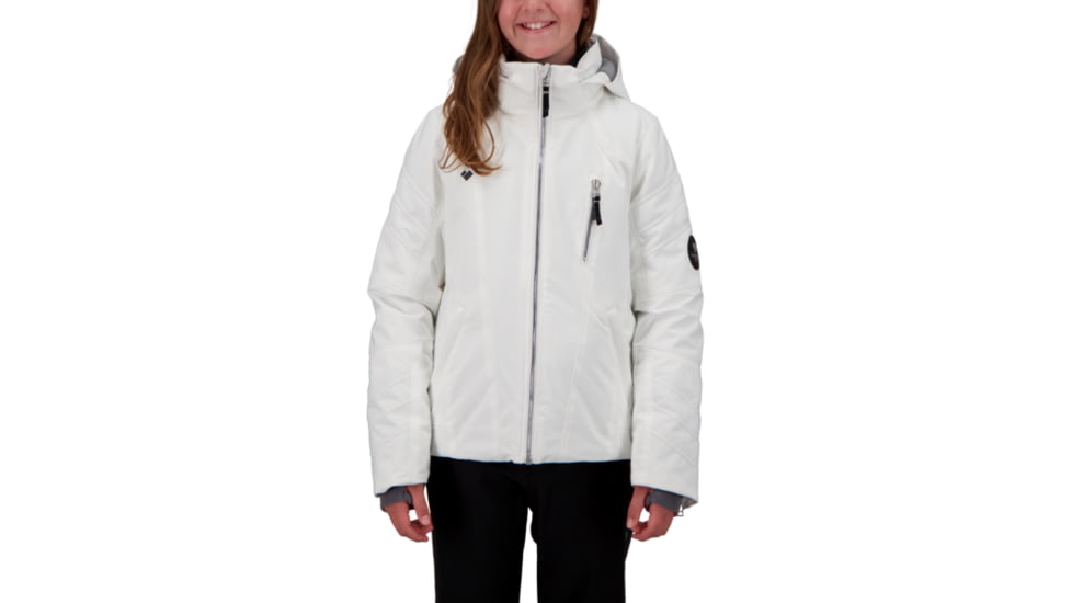 Obermeyer Rayla Jacket - Girls, White, Extra Large, 31074-16010-XL