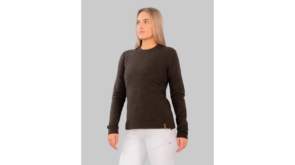 Obermeyer Rayna Crewneck Sweater - Womens, 2XL, Leather, 16058-21019-2XL
