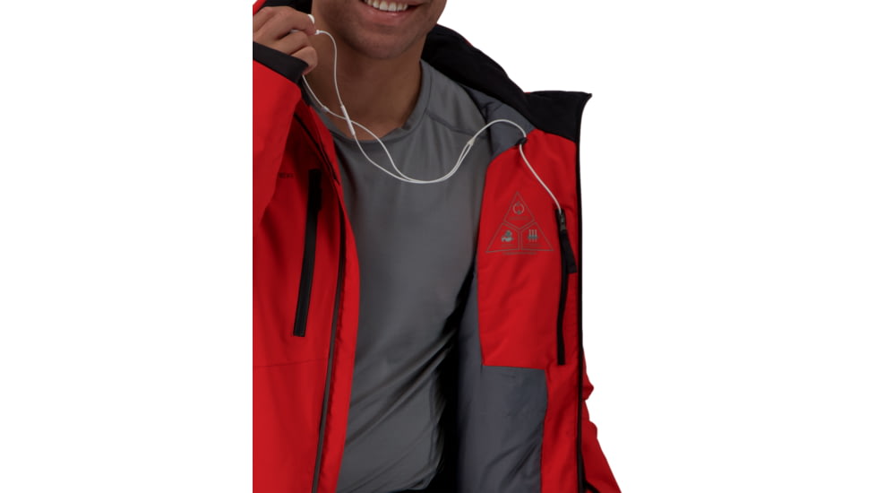 Obermeyer Raze Jacket - Men's, Small, Regular, Brakelight, 21113-19042-S