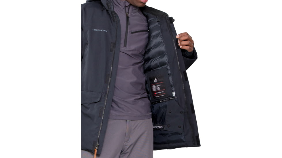 Obermeyer Ridgeline Jacket - Men's, 2XL, Black, 21111-16009-2XL
