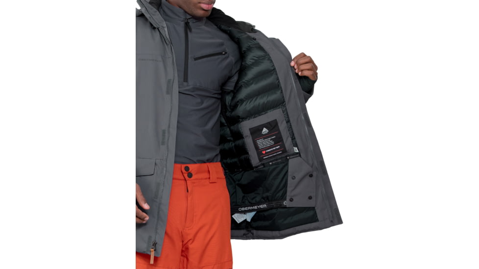 Obermeyer Ridgeline Jacket - Men's, Extra Large, Coal, 21111-20004-XL