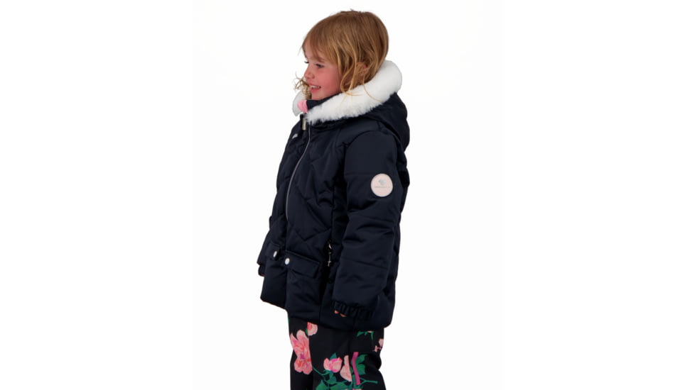 Obermeyer Roselet Jacket - Girls, Black, 4, 51075-16009-4