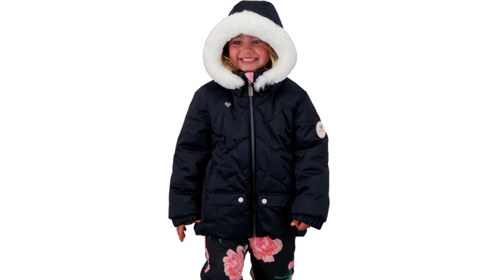 Obermeyer Roselet Jacket - Girls, Black, 4, 51075-16009-4