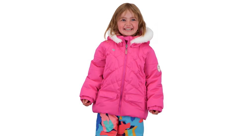 Obermeyer Roselet Jacket - Girls, Pink Pwr, 3, 51075-20057-3