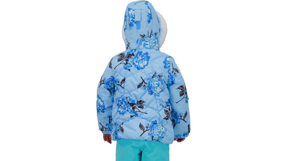 Obermeyer Roselet Jacket - Girls, Roses-R-Blue, 4, 51075-21028-4