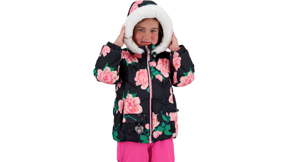 Obermeyer Roselet Jacket - Girls, Roses-R-Pink, 6, 51075-21151-6