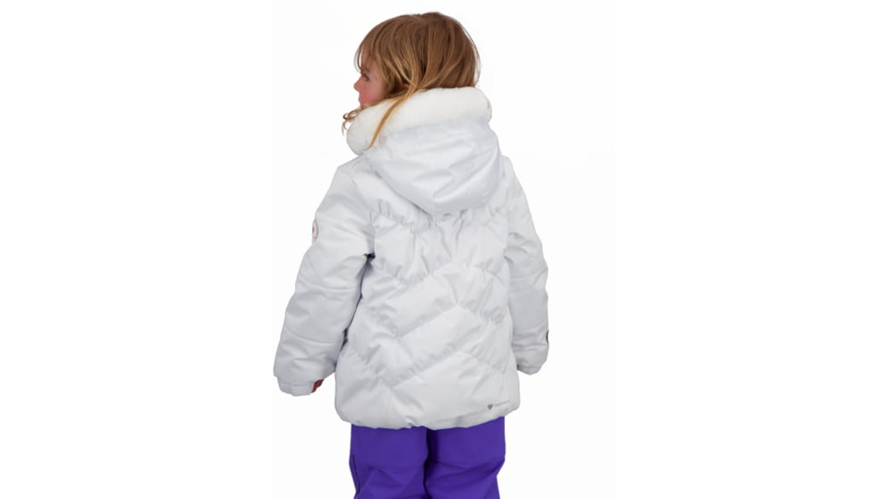 Obermeyer Roselet Jacket - Girls, White, 5, 51075-16010-5