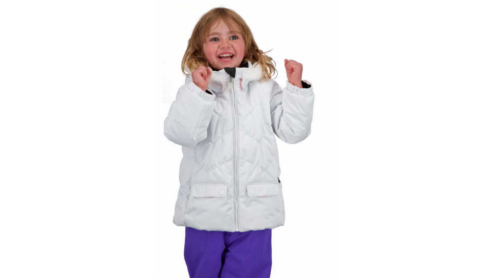 Obermeyer Roselet Jacket - Girls, White, 5, 51075-16010-5