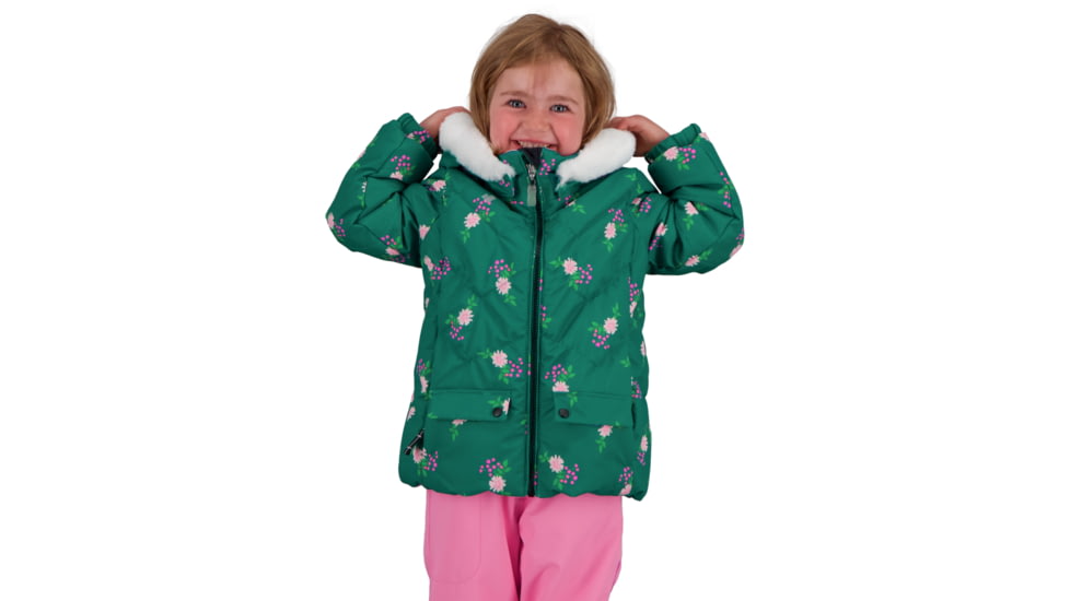 Obermeyer Roselet Jacket - Girls, Wintergreens, 4, 51075-21058-4