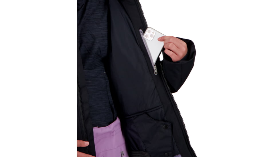 Obermeyer Rylee Jacket - Girls, Black, Medium, 31070-16009-M