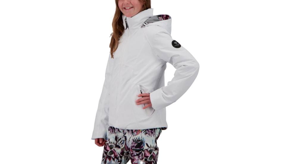 Obermeyer Rylee Jacket - Girls, White, Extra Large, 31070-16010-XL