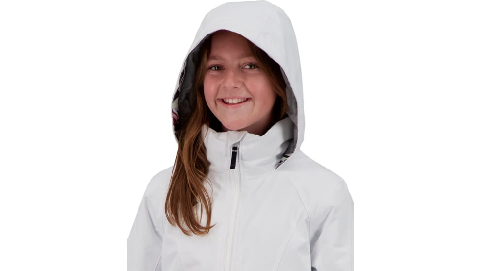 Obermeyer Rylee Jacket - Girls, White, Extra Large, 31070-16010-XL