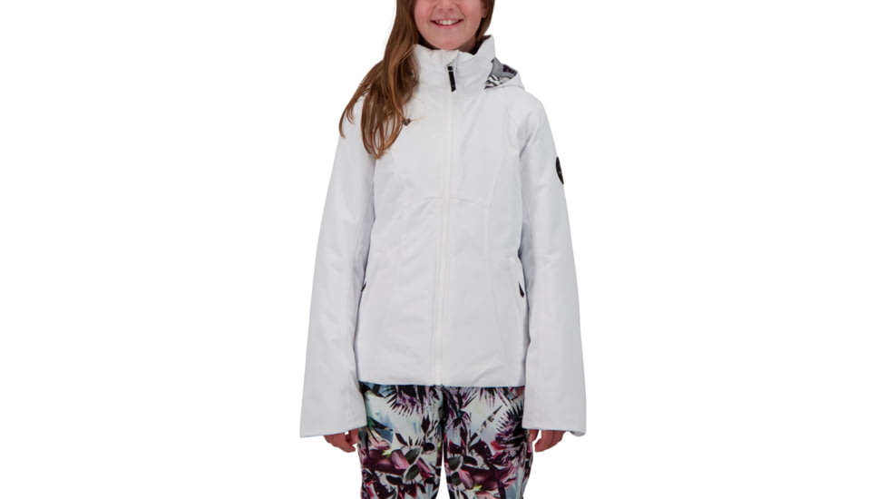 Obermeyer Rylee Jacket - Girls, White, Extra Large, 31070-16010-XL