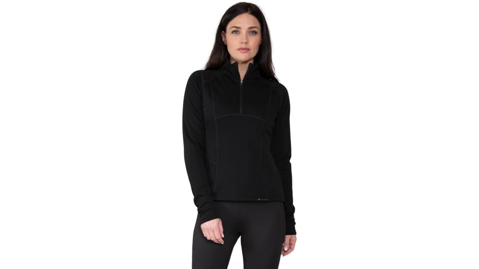 Obermeyer Sarah 1/4 Zip - Women's, Large, Black, 17074-16009-L