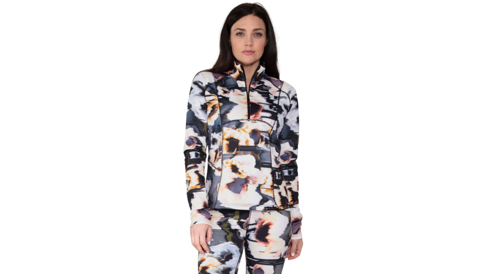 Obermeyer Sarah 1/4 Zip - Women's, Small, Glitchy, 17074-22123-S