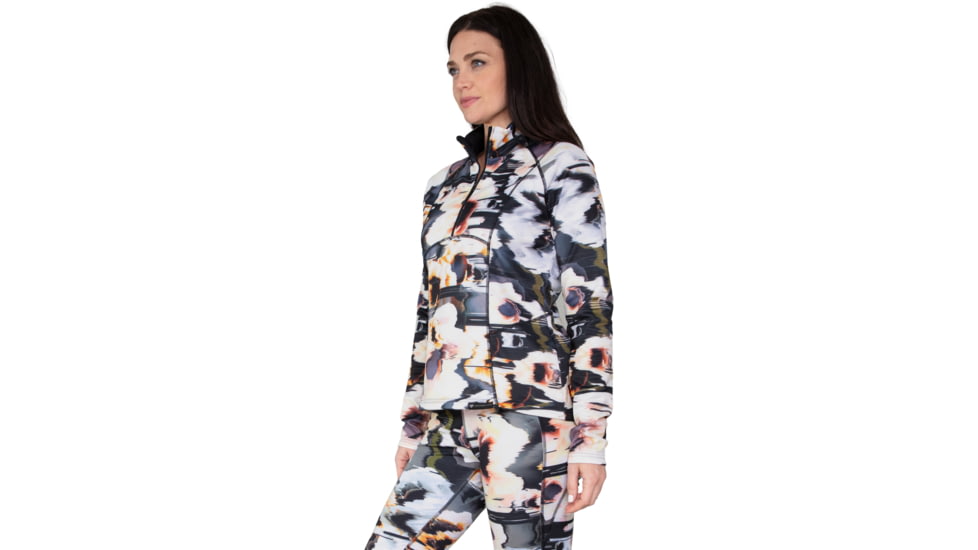 Obermeyer Sarah 1/4 Zip - Women's, Small, Glitchy, 17074-22123-S