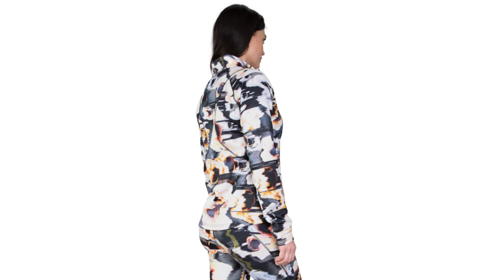 Obermeyer Sarah 1/4 Zip - Women's, Small, Glitchy, 17074-22123-S