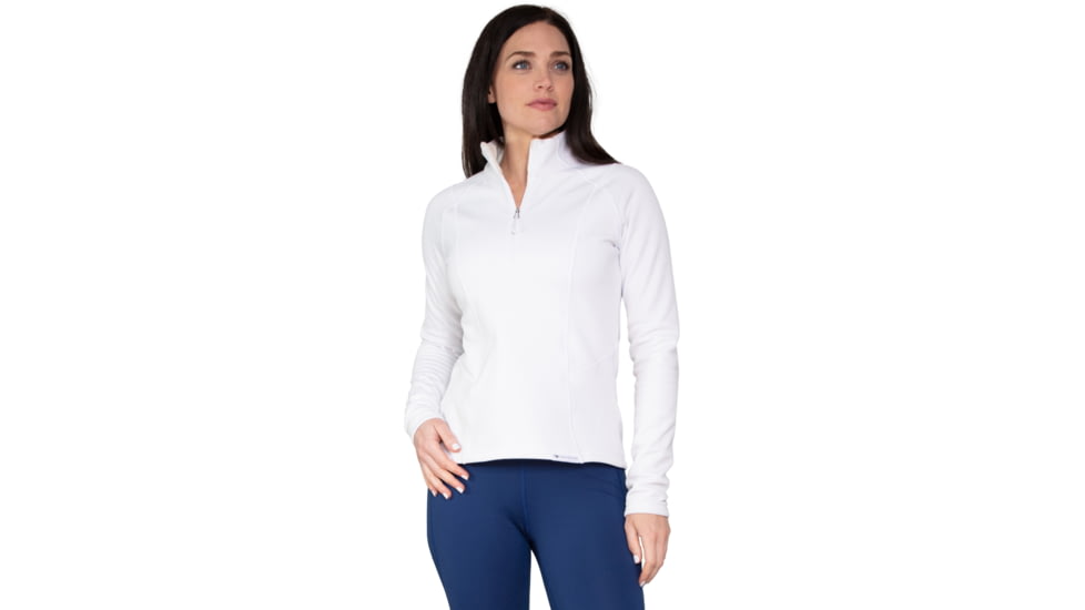 Obermeyer Sarah 1/4 Zip - Women's, Small, White, 17074-16010-S