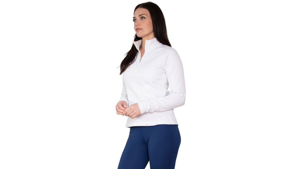 Obermeyer Sarah 1/4 Zip - Women's, Small, White, 17074-16010-S