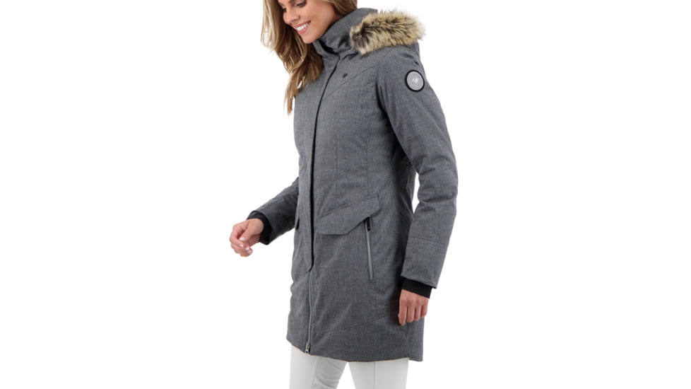 Obermeyer Sojourner Down Jacket - Womens, Charcoal, 6P, 11106-15006-6P