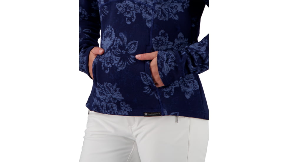 Obermeyer Sonja 1/4 Zip Top - Womens, Denim Blues, Small, 17073-21162-S