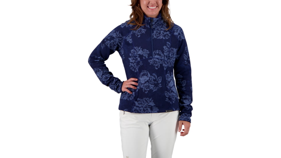 Obermeyer Sonja 1/4 Zip Top - Womens, Denim Blues, Small, 17073-21162-S