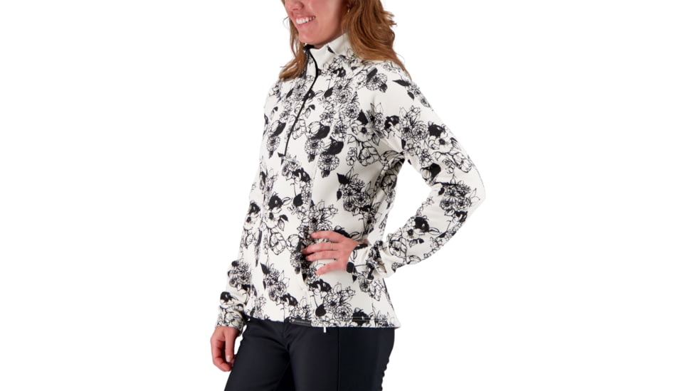 Obermeyer Sonja 1/4 Zip Top - Womens, First Snow, Medium, 17073-21145-M