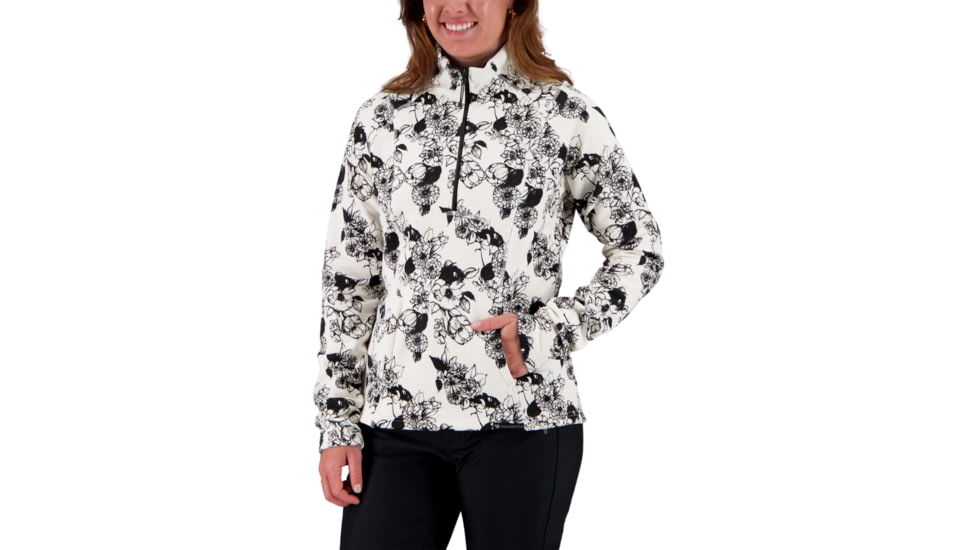 Obermeyer Sonja 1/4 Zip Top - Womens, First Snow, Medium, 17073-21145-M