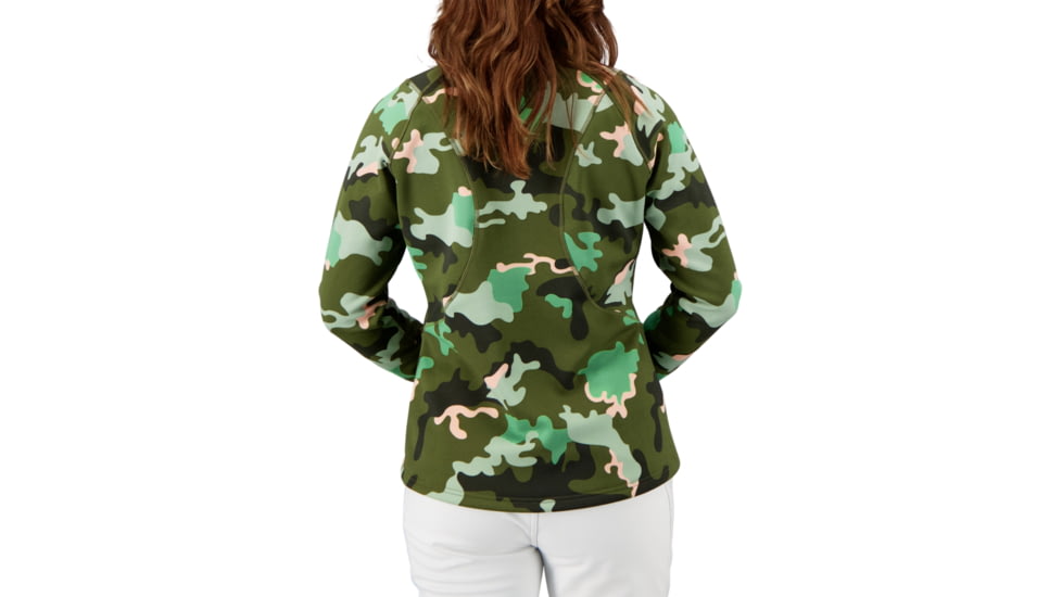 Obermeyer Sonja 1/4 Zip Top - Womens, Saguaro Camo, Medium, 17073-21131-M