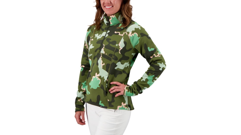 Obermeyer Sonja 1/4 Zip Top - Womens, Saguaro Camo, Medium, 17073-21131-M