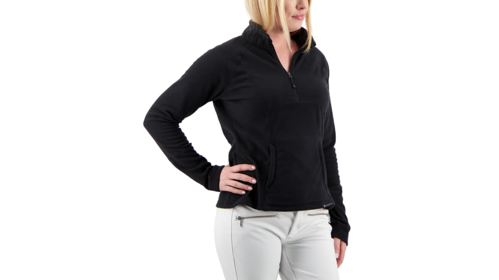 Obermeyer Sonja 1/4 Zip - Womens, Black, Extra Large, 17073-16009-XL