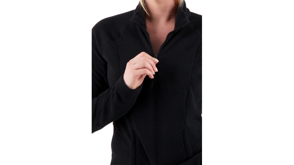 Obermeyer Sonja 1/4 Zip - Womens, Black, Extra Large, 17073-16009-XL