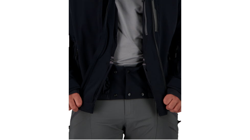 Obermeyer Stout Jacket - Mens, Black, 2XL, 21105-16009-2XL