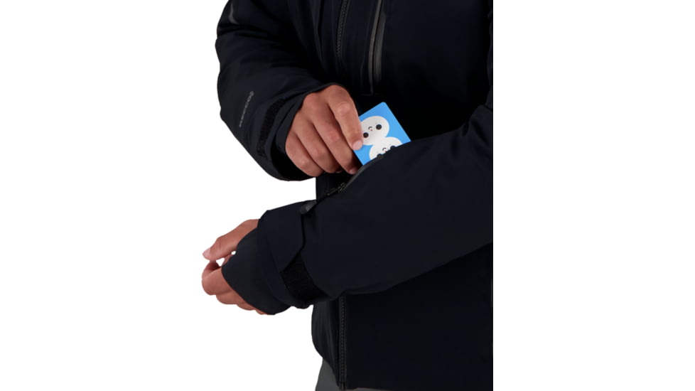 Obermeyer Stout Jacket - Mens, Black, 2XL, 21105-16009-2XL