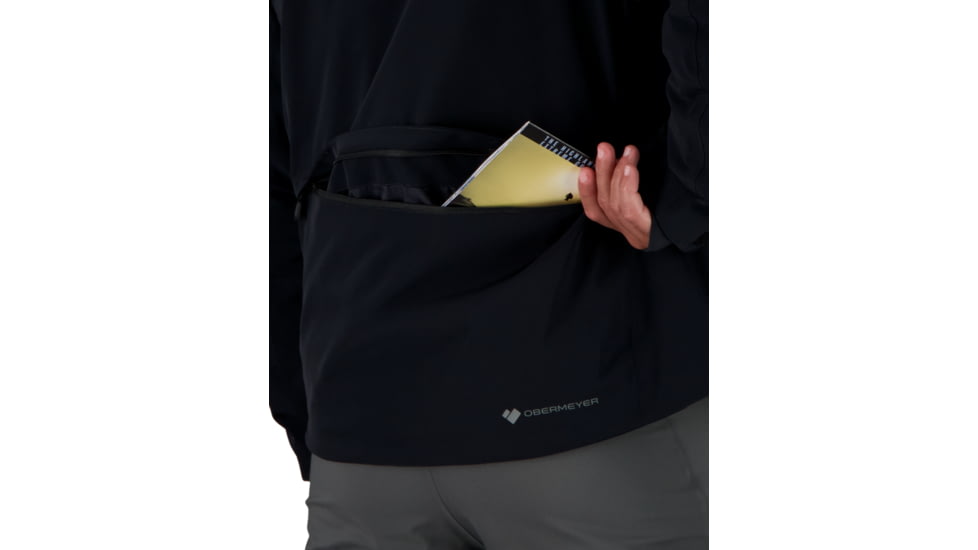 Obermeyer Stout Jacket - Mens, Black, 2XL, 21105-16009-2XL