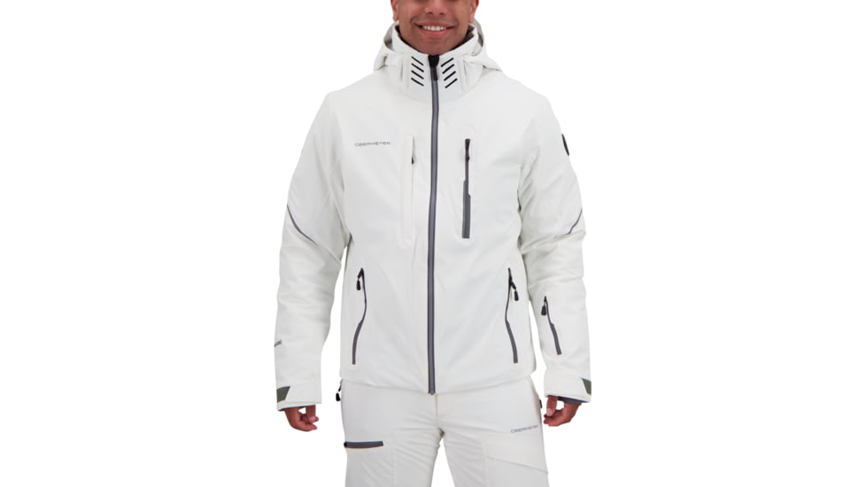 Obermeyer Stout Jacket - Mens, White, 2XL, 21105-16010-2XL