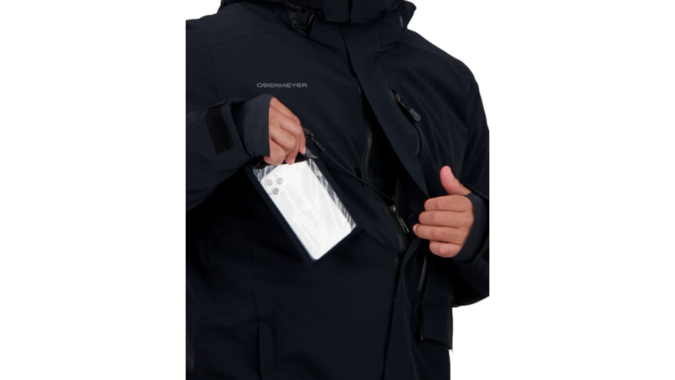 Obermeyer Sutton Jacket - Mens, Black, Extra Large, 21106-16009-XL