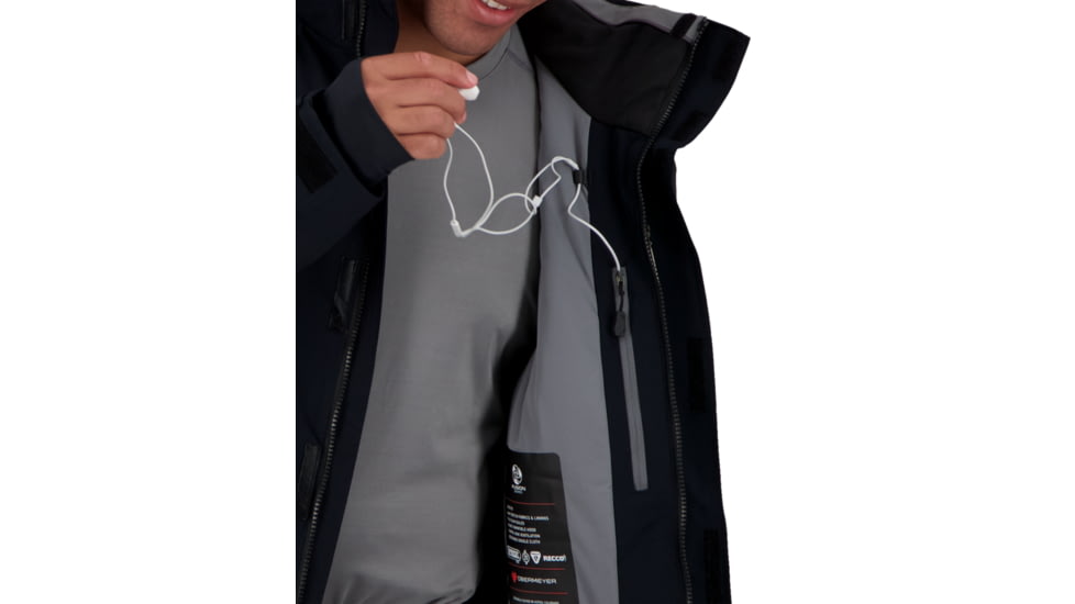 Obermeyer Sutton Jacket - Mens, Black, Extra Large, 21106-16009-XL