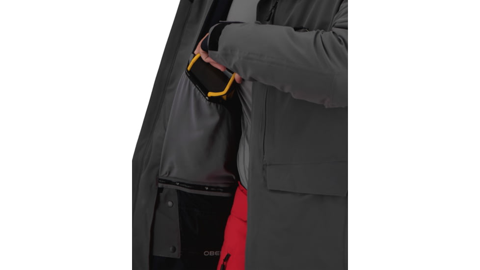 Obermeyer Sutton Jacket - Mens, Coal, Extra Large, 21106-20004-XL