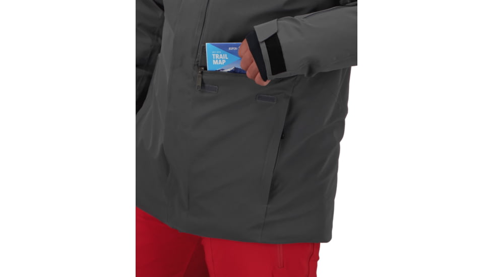 Obermeyer Sutton Jacket - Mens, Coal, Extra Large, 21106-20004-XL