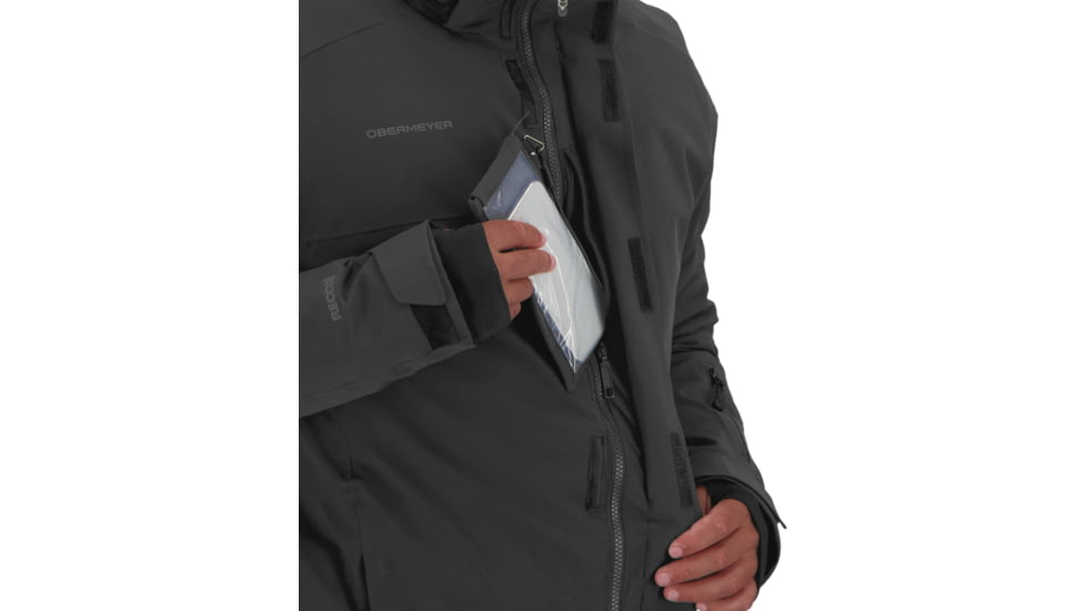 Obermeyer Sutton Jacket - Mens, Coal, Extra Large, 21106-20004-XL