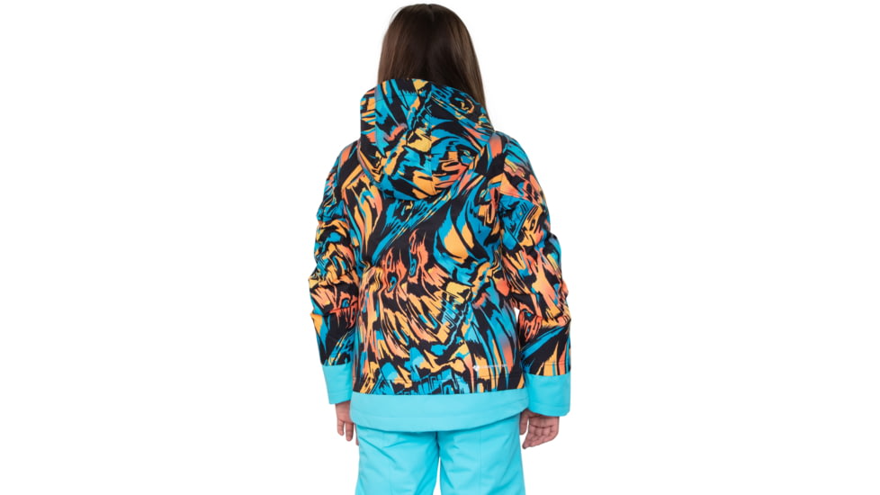 Obermeyer Taja Print Jacket - Girls, Small, Swirl-Wind, 31081-22125-S