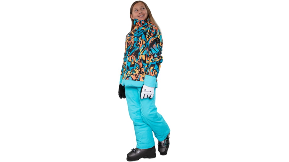Obermeyer Taja Print Jacket - Girls, Small, Swirl-Wind, 31081-22125-S