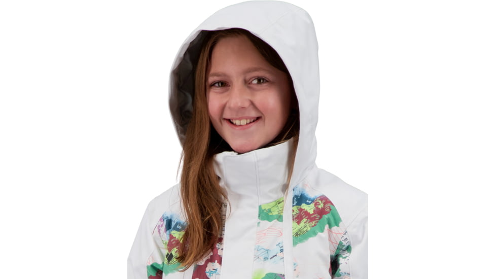 Obermeyer Taja Print Jacket - Girls, Uncharted, Medium, 31071-21136-M