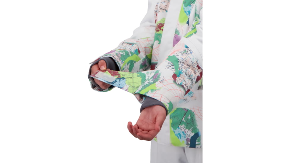 Obermeyer Taja Print Jacket - Girls, Uncharted, Medium, 31071-21136-M