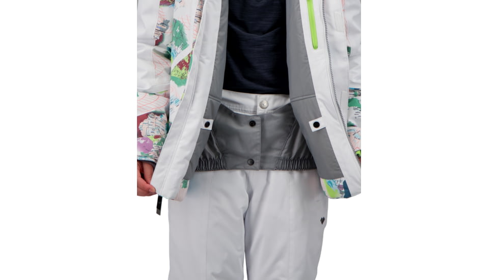 Obermeyer Taja Print Jacket - Girls, Uncharted, Medium, 31071-21136-M